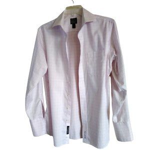 Joseph A Bank Men's Cuff Link Sleeves Signature Collection  15 1/2 - 34 Shirt